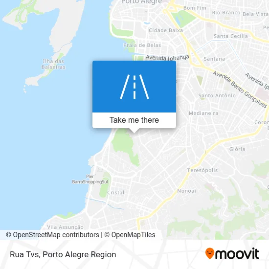 Rua Tvs map