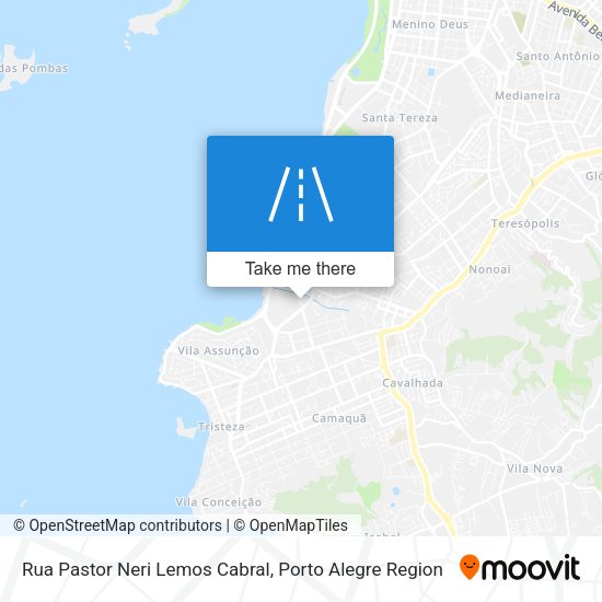 Rua Pastor Neri Lemos Cabral map