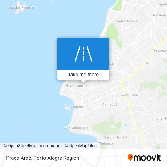 Praça Araé map