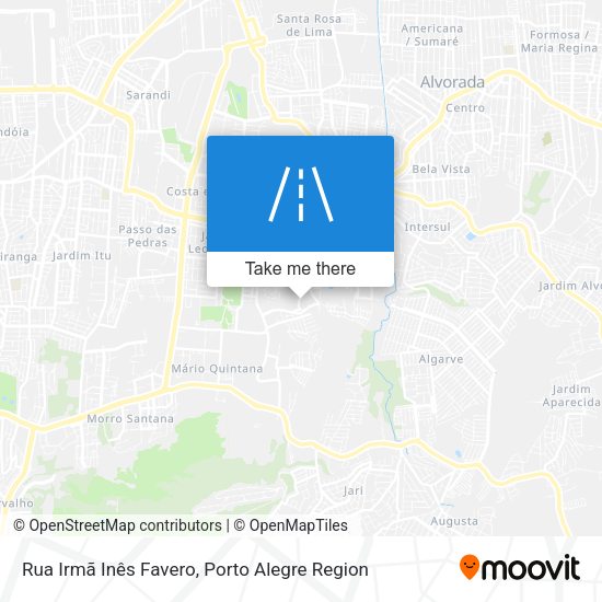 Rua Irmã Inês Favero map