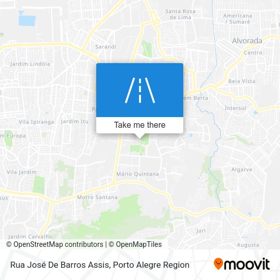 Rua José De Barros Assis map