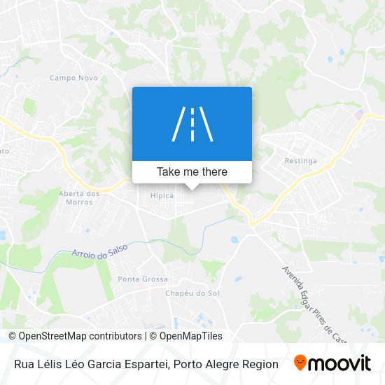 Rua Lélis Léo Garcia Espartei map
