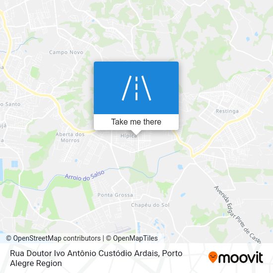 Rua Doutor Ivo Antônio Custódio Ardais map