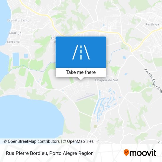 Rua Pierre Bordieu map