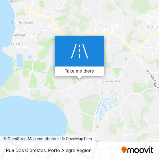 Rua Dos Ciprestes map