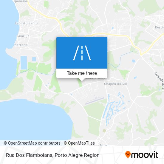 Rua Dos Flamboians map