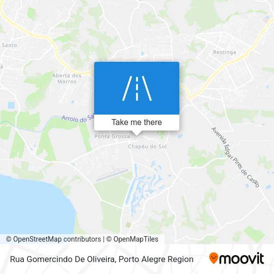 Rua Gomercindo De Oliveira map