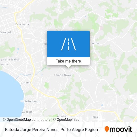 Estrada Jorge Pereira Nunes map