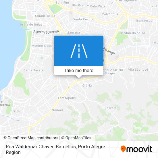 Rua Waldemar Chaves Barcellos map