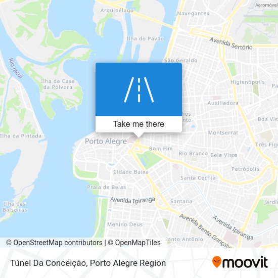 Túnel Da Conceição map