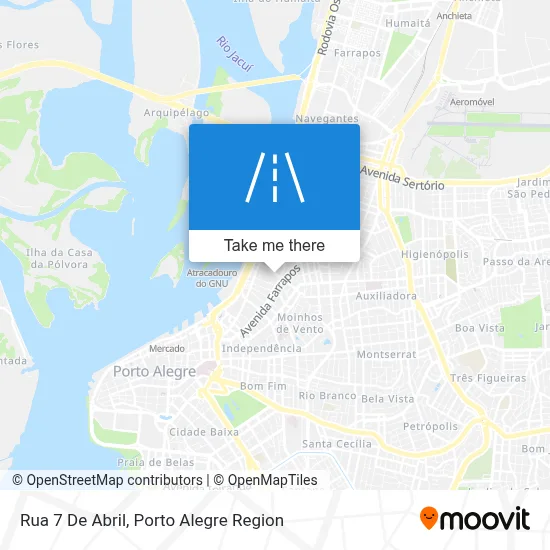 Rua 7 De Abril map