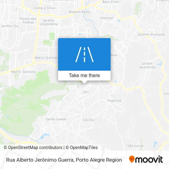 Rua Alberto Jerônimo Guerra map