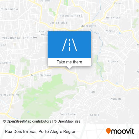 Rua Dois Irmãos map