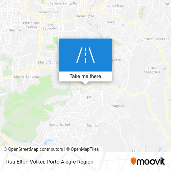Rua Elton Volker map