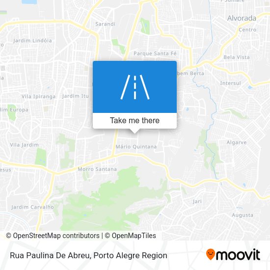Rua Paulina De Abreu map