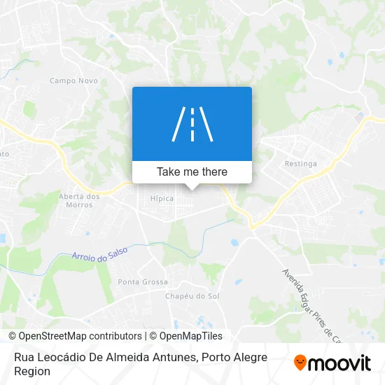 Rua Leocádio De Almeida Antunes map