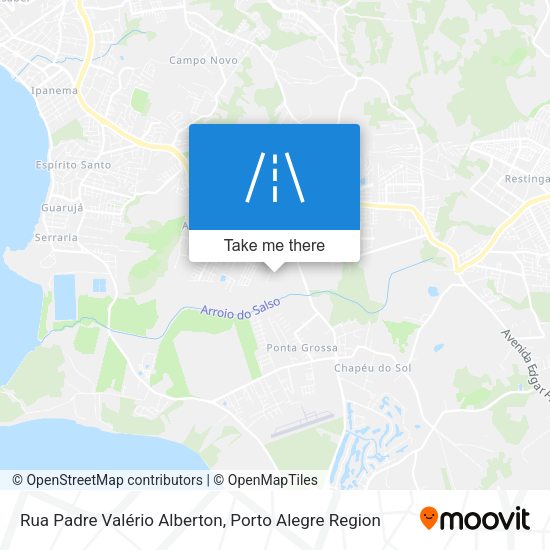 Rua Padre Valério Alberton map