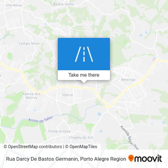 Rua Darcy De Bastos Germanin map