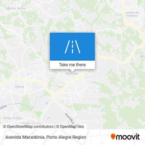 Avenida Macedônia map
