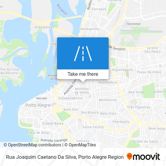 Rua Joaquim Caetano Da Silva map