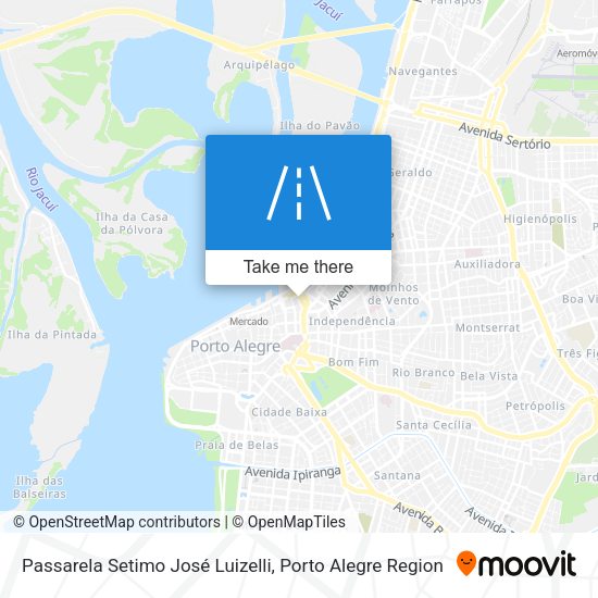 Passarela Setimo José Luizelli map