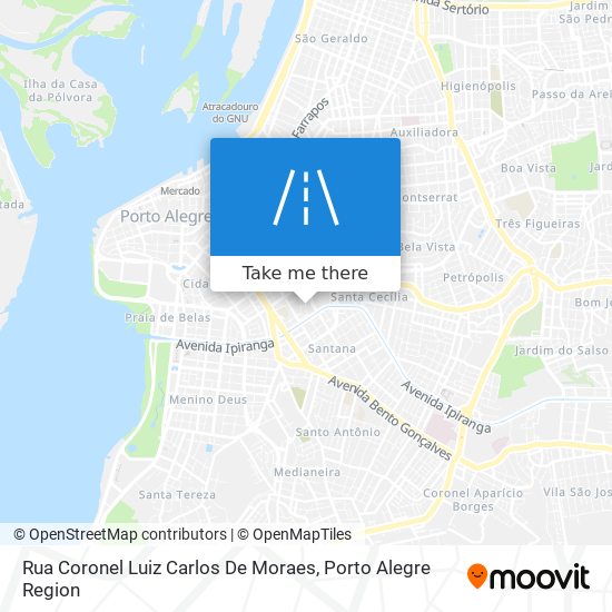 Rua Coronel Luiz Carlos De Moraes map