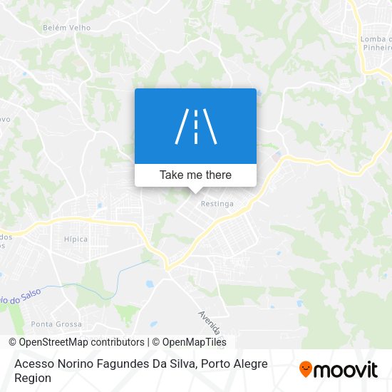 Acesso Norino Fagundes Da Silva map