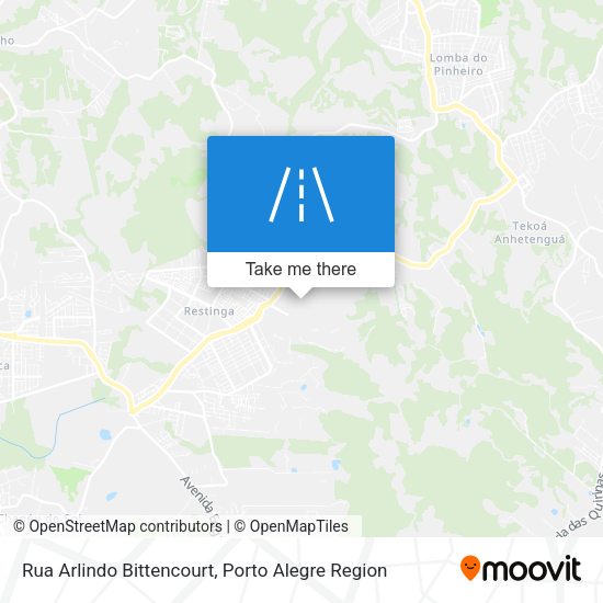 Rua Arlindo Bittencourt map