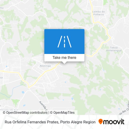 Rua Orfelina Fernandes Prates map