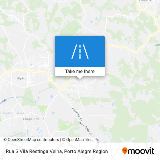 Rua S Vila Restinga Velha map
