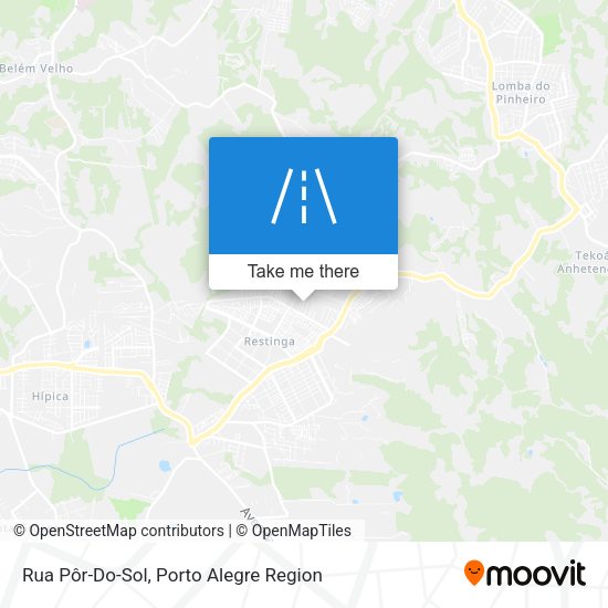 Rua Pôr-Do-Sol map