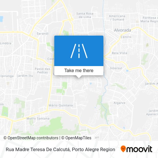 Rua Madre Teresa De Calcutá map