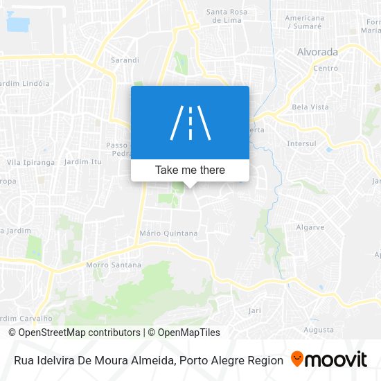 Rua Idelvira De Moura Almeida map