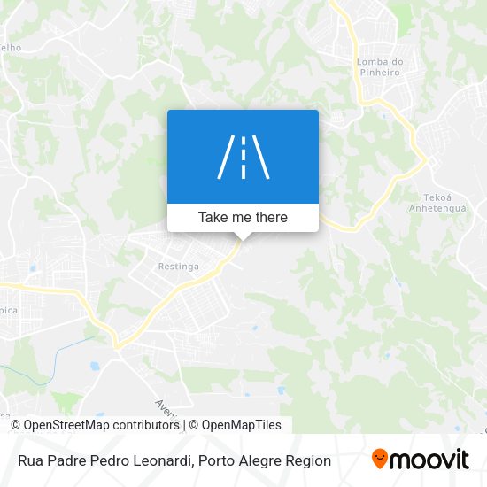 Rua Padre Pedro Leonardi map