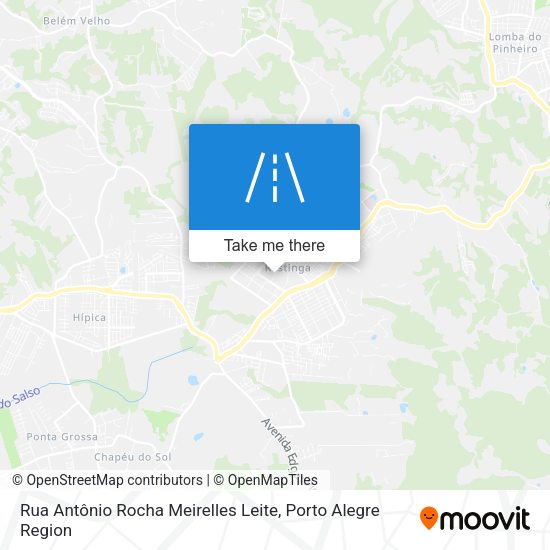 Rua Antônio Rocha Meirelles Leite map