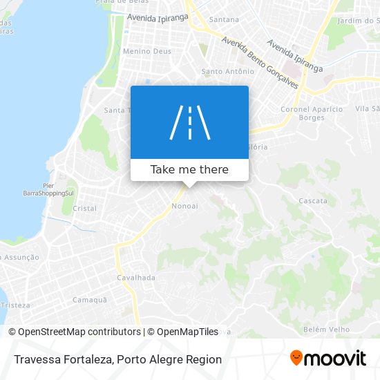 Mapa Travessa Fortaleza