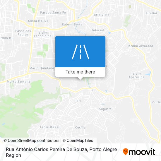 Rua Antônio Carlos Pereira De Souza map