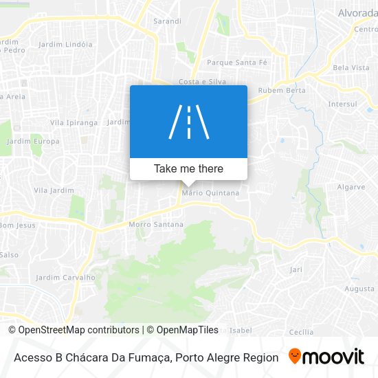 Acesso B Chácara Da Fumaça map