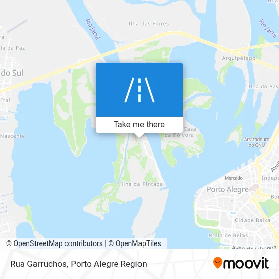 Rua Garruchos map