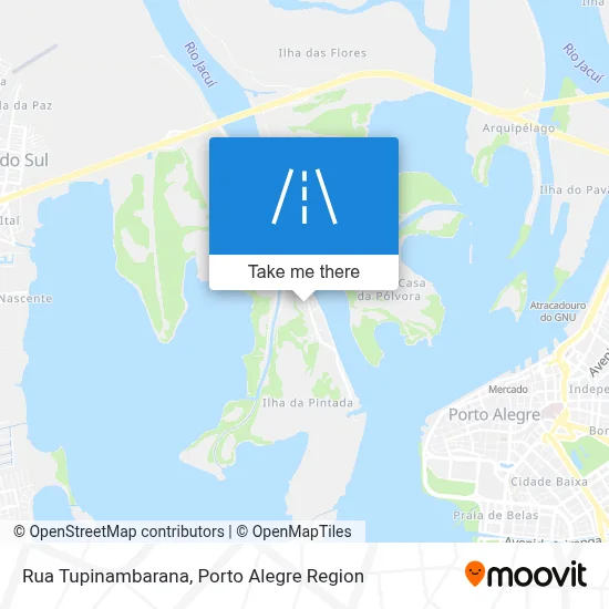 Rua Tupinambarana map