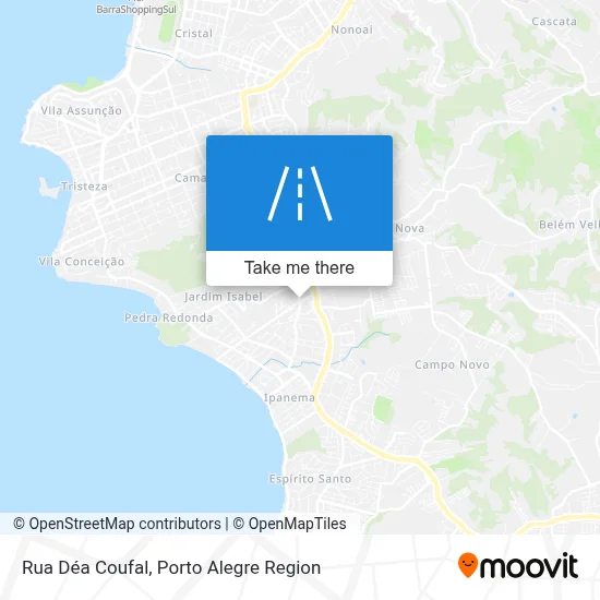 Rua Déa Coufal map