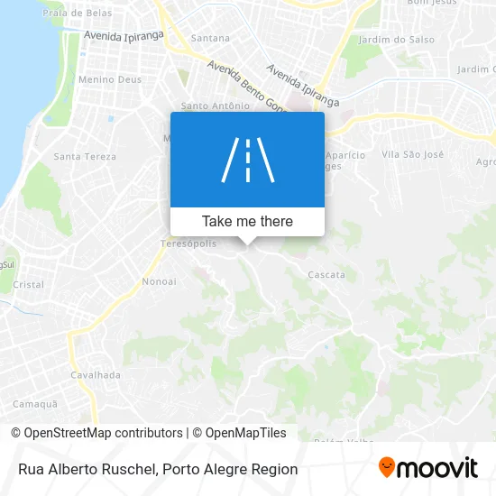 Rua Alberto Ruschel map