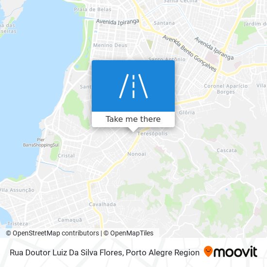 Mapa Rua Doutor Luiz Da Silva Flores