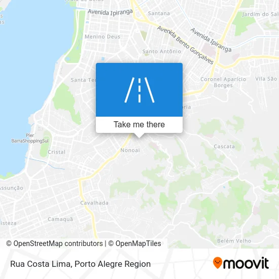 Rua Costa Lima map