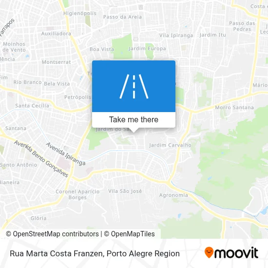 Rua Marta Costa Franzen map