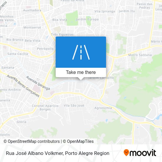 Rua José Albano Volkmer map
