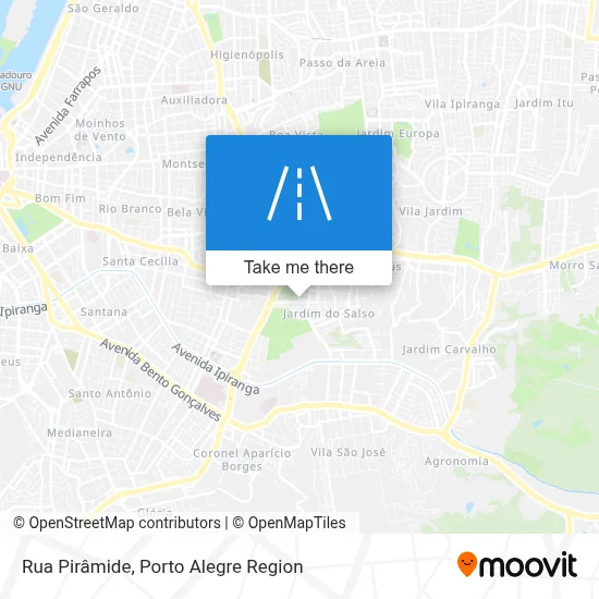 Rua Pirâmide map