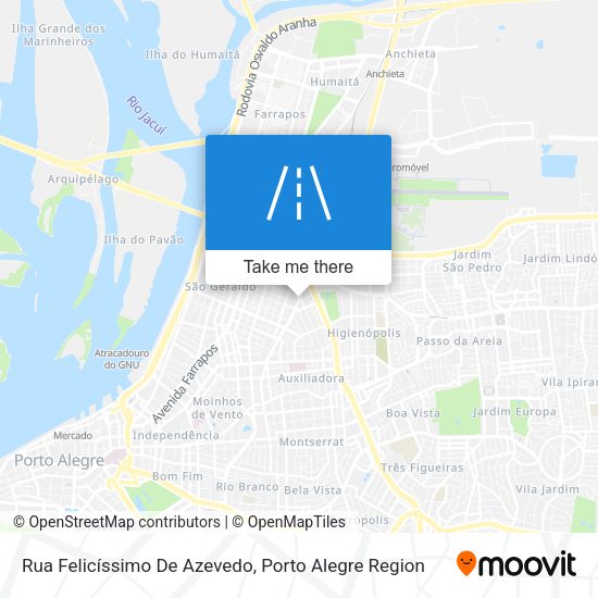 Rua Felicíssimo De Azevedo map
