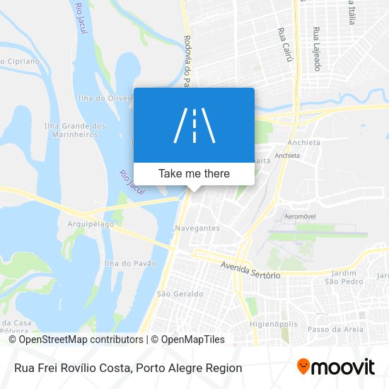 Rua Frei Rovílio Costa map