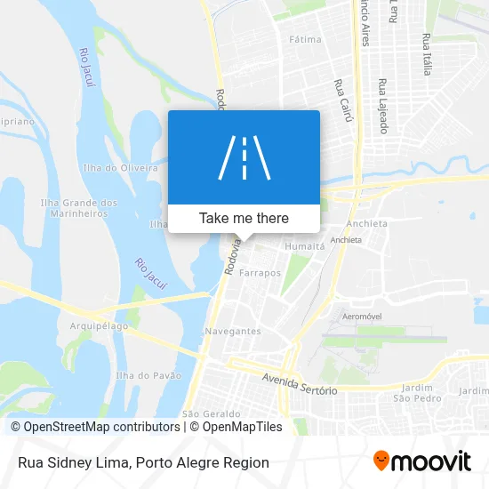 Rua Sidney Lima map